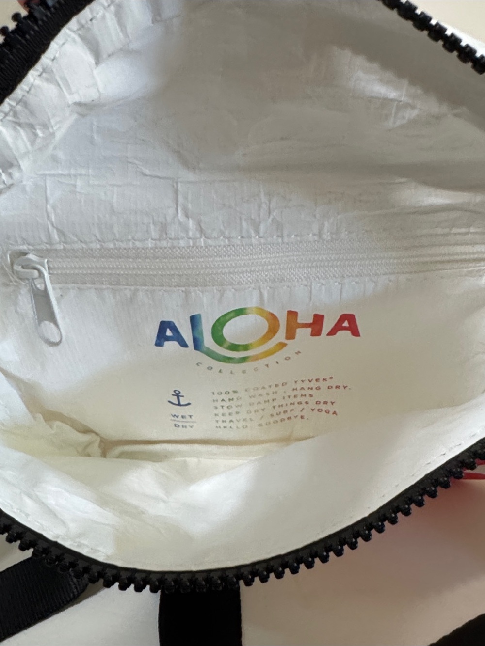 ALOHA Collection Mini Hip Pack Painted Birds Rainbow Tropical Print Fanny Pack - Picture 9 of 10